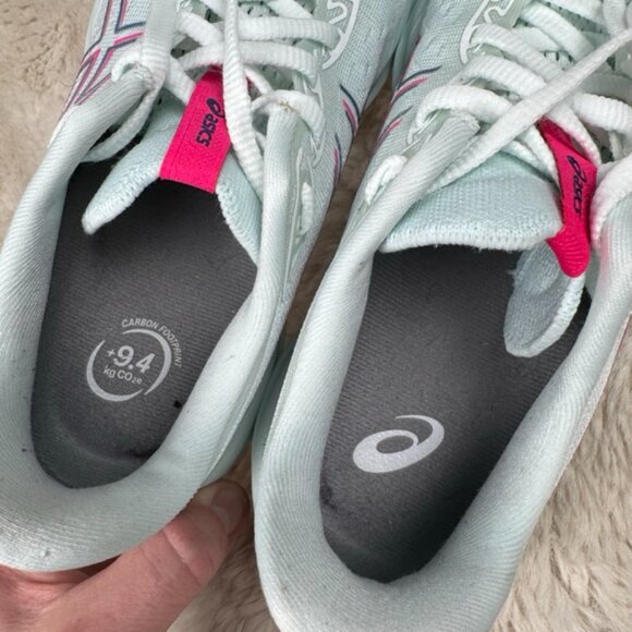 Asics Gel-Cumulus 26 Light Teal Pink Running Shoes Women’s Size 6 US PureGel - Picture 7 of 9